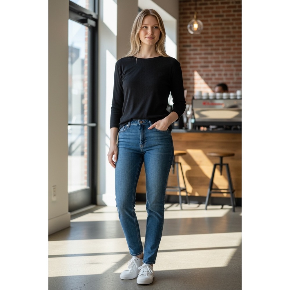 Old Navy‎ tunic Black long Sleeve Tee